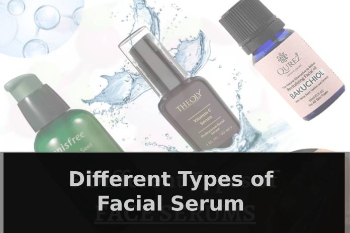 types of facial serum