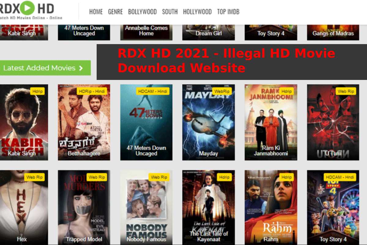 RDX HD 2021 - Illegal HD Movie Download Website